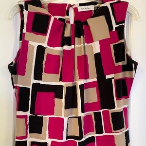 Calvin Klein sleeveless shell
